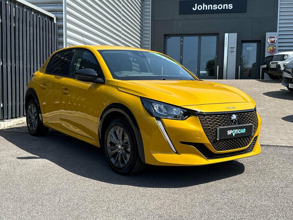 Peugeot e-208 50Kwh Allure Premium 7Kw Charger Yellow #3