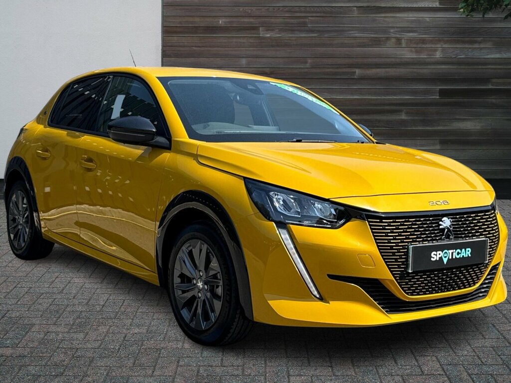 Peugeot e-208 50Kwh Allure Premium 7Kw Charger Yellow #2