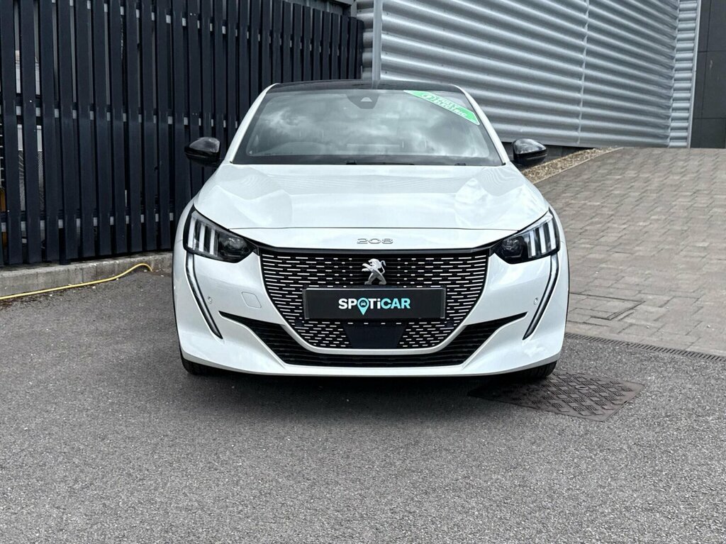 Peugeot e-208 50Kwh Gt Premium 7Kw Charger RXZ4658 White #6