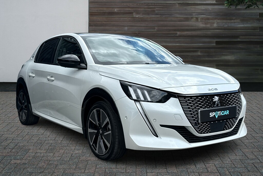 Peugeot e-208 50Kwh Gt Premium 7Kw Charger RXZ4658 White #2
