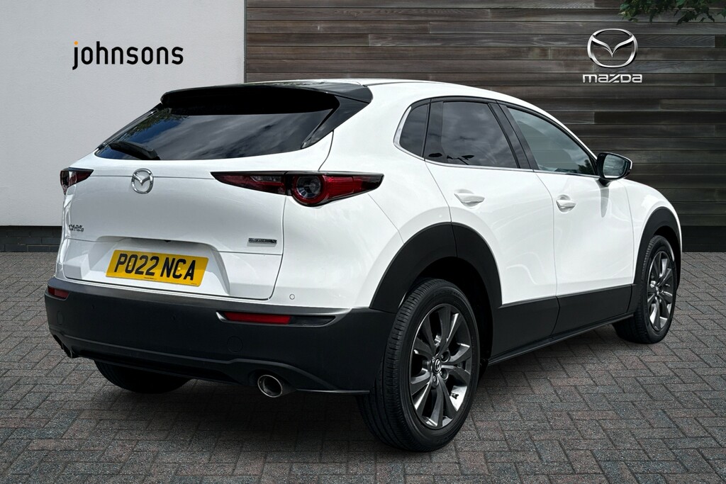 Mazda CX-30 2.0 E-skyactiv X Mhev Sport Lux PO22NCA White #5