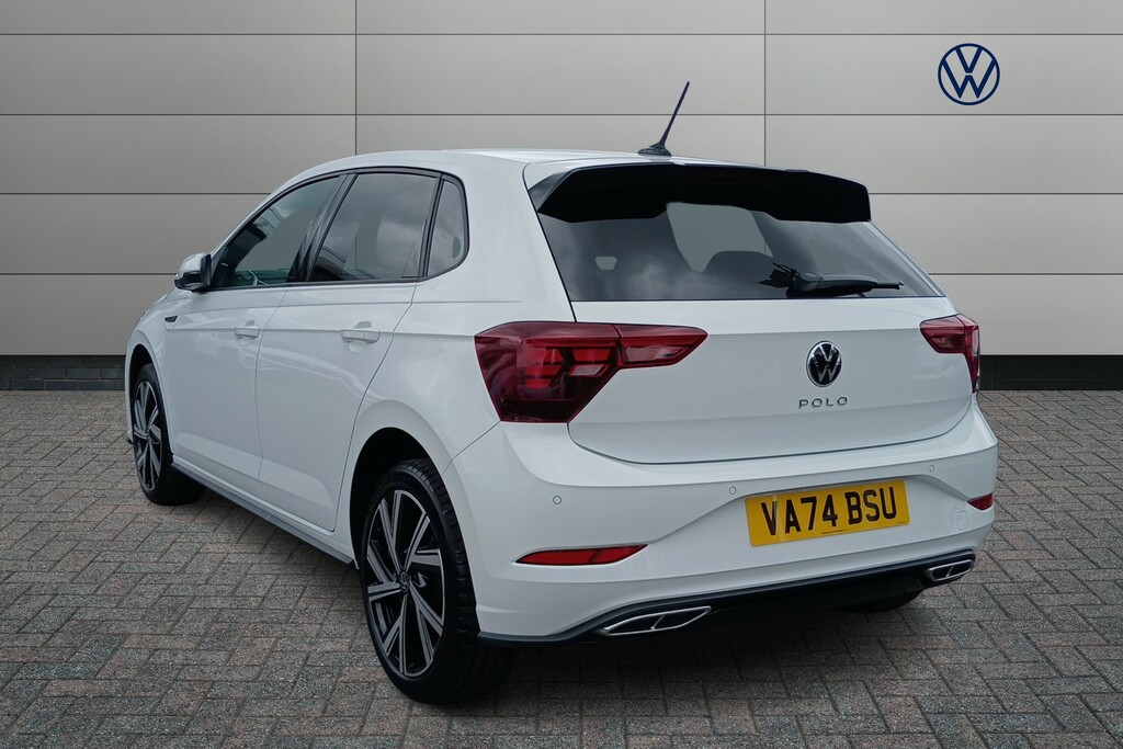 Volkswagen Polo 1.0 Tsi R-line VA74BSU White #3