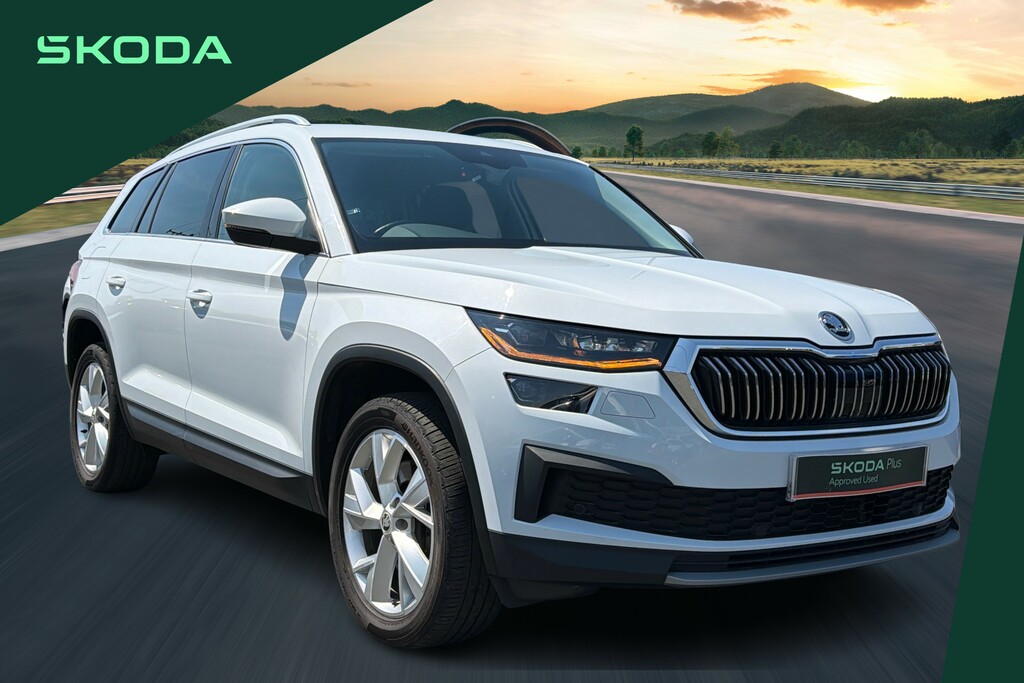 Skoda Kodiaq 2.0 Tdi Se L Dsg 7 Seat White