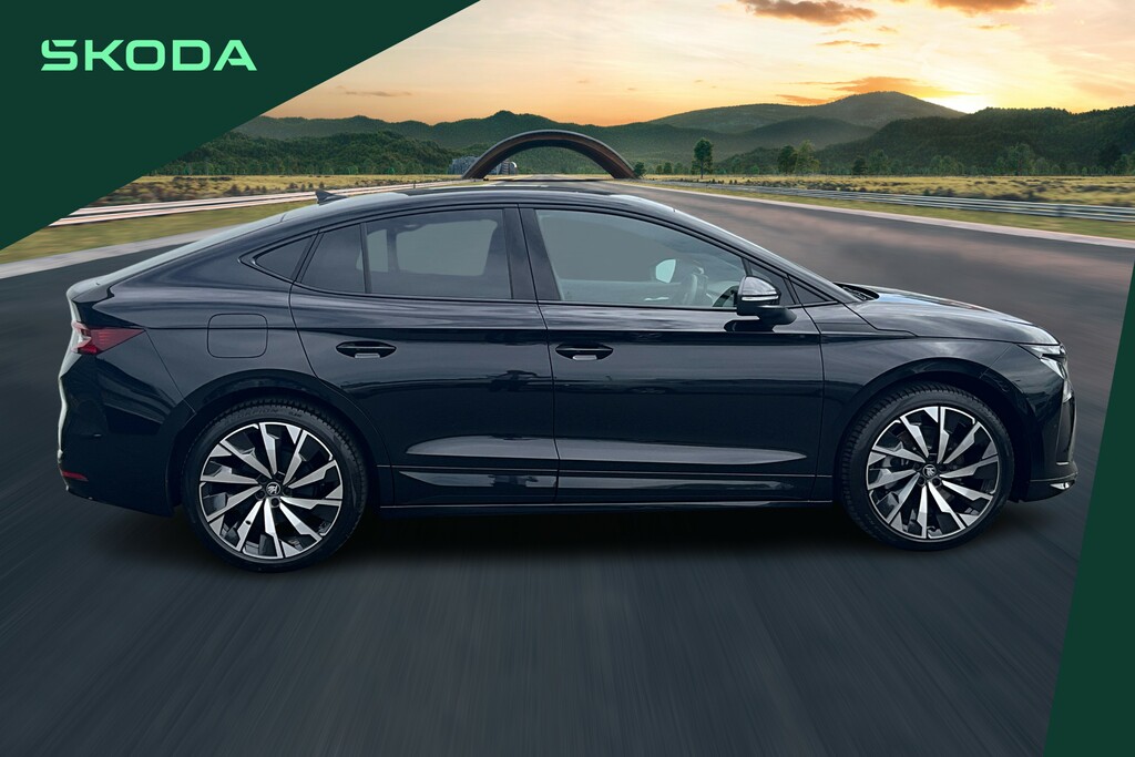 Skoda ENYAQ 210Kw 85X Sportline 82Kwh 4X4 DG26HRD Black #4