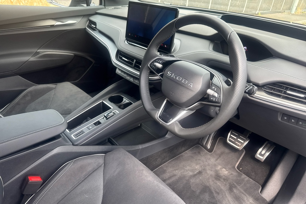Skoda ENYAQ 210Kw 85X Sportline 82Kwh 4X4 BJ26GKK Silver #6
