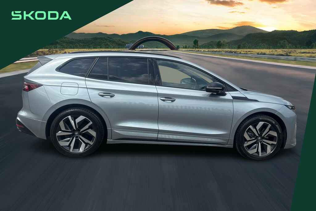 Skoda ENYAQ 210Kw 85X Sportline 82Kwh 4X4 BJ26GKK Silver #4