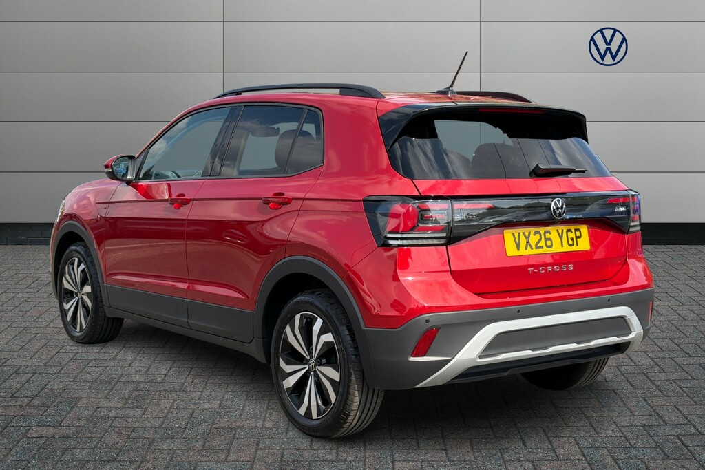 Volkswagen T-Cross 1.0 Tsi Match VX26YGP Red #3