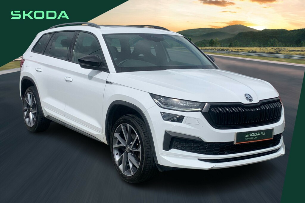 Skoda Kodiaq 1.5 Tsi Sport Line Dsg 7 Seat White