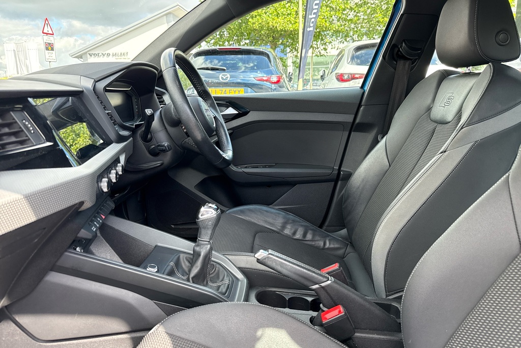 Audi A1 30 Tfsi S Line KS69RWN Blue #6
