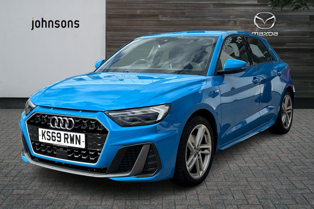Audi A1 30 Tfsi S Line KS69RWN Blue #4
