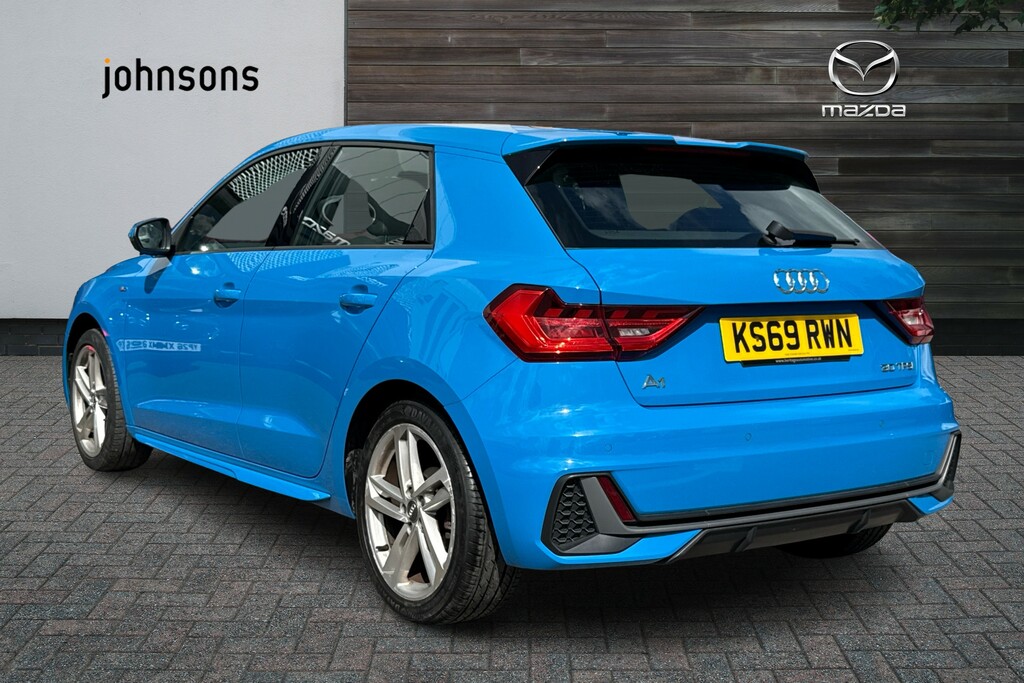 Audi A1 30 Tfsi S Line KS69RWN Blue #2