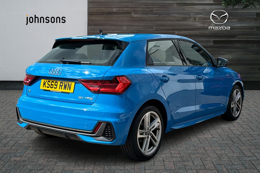 Audi A1 30 Tfsi S Line KS69RWN Blue #5