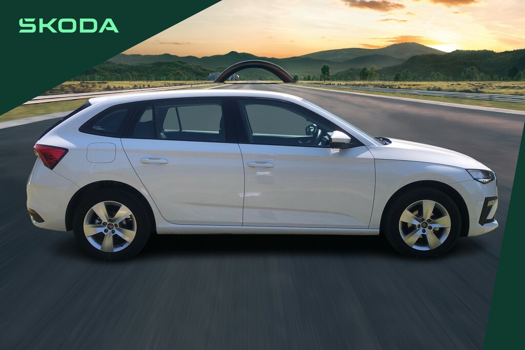 Skoda Scala 1.0 Tsi 95 Se Edition DE25ZNW White #4