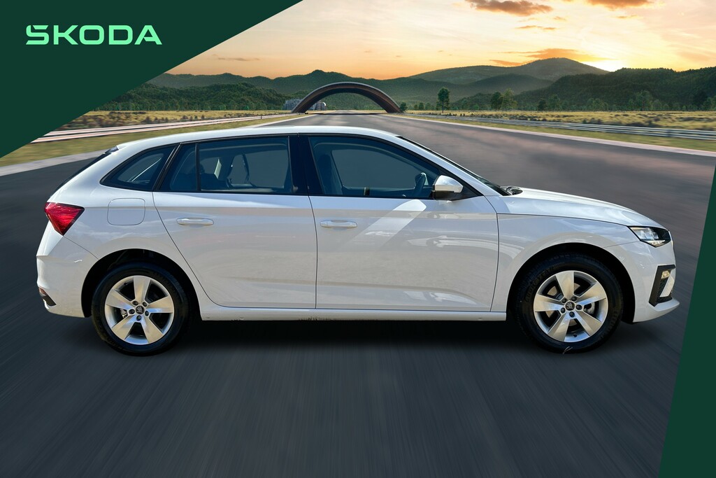 Skoda Scala 1.0 Tsi 116 Se Edition White #4