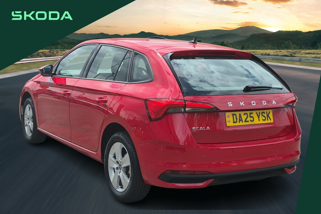 Skoda Scala 1.0 Tsi 95 Se Edition Red #3