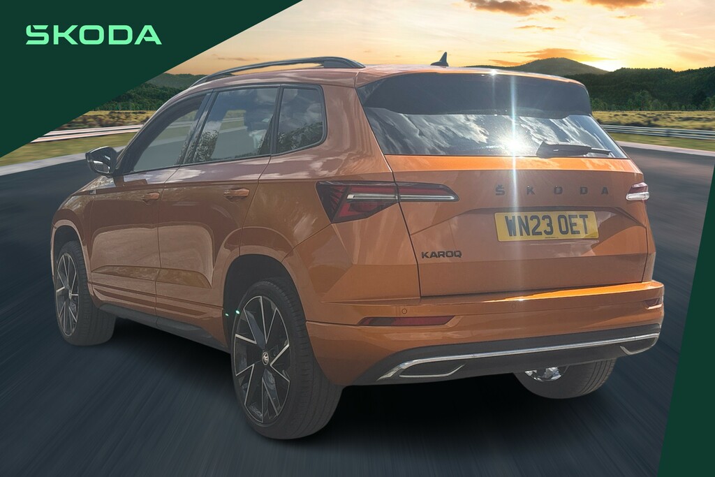 Skoda Karoq 1.5 Tsi Sportline Dsg WN23OET Orange #3
