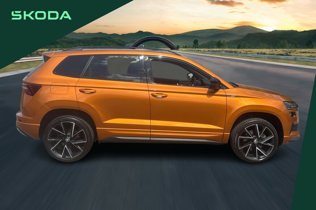 Skoda Karoq 1.5 Tsi Sportline Dsg WN23OET Orange #4