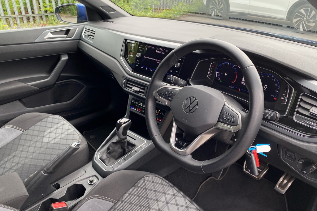 Volkswagen Polo 1.0 Tsi 110 R-line Dsg MJ73XUG Blue #6