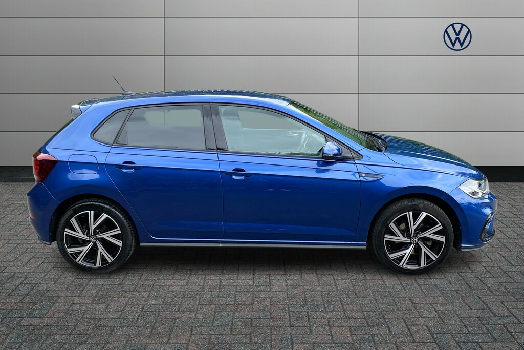 Volkswagen Polo 1.0 Tsi 110 R-line Dsg MJ73XUG Blue #4