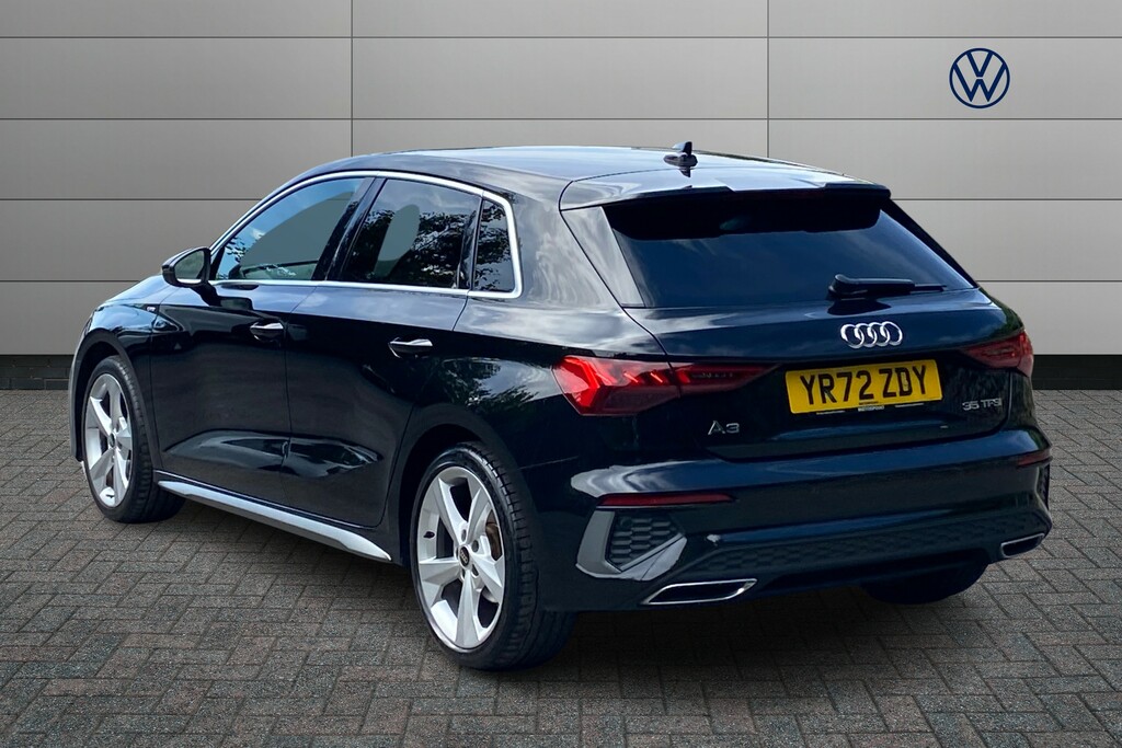 Audi A3 35 Tfsi S Line S Tronic YR72ZDY Black #3