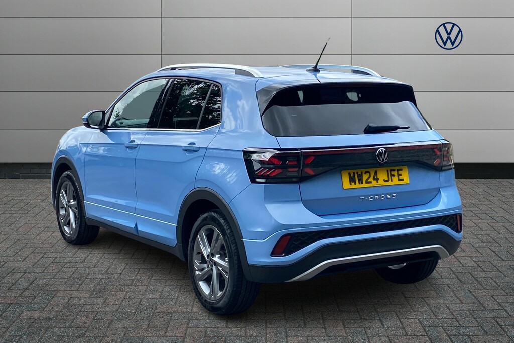 Volkswagen T-Cross 1.5 Tsi R-line Dsg Blue #3