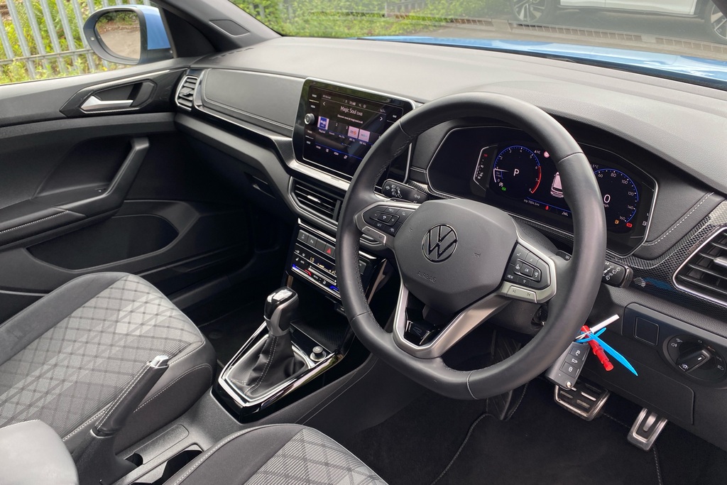 Volkswagen T-Cross 1.5 Tsi R-line Dsg Blue #6