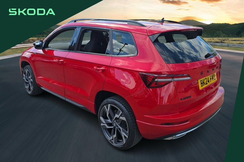 Skoda Karoq 1.5 Tsi Sportline Dsg BK24FKU Red #3