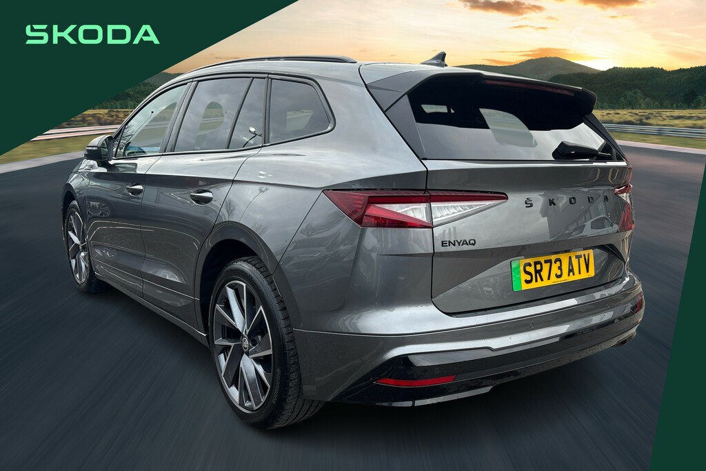 Skoda ENYAQ 210Kw 85 Sportline Plus 82Kwh Grey #3