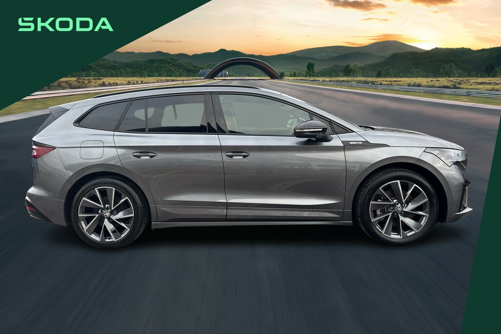 Skoda ENYAQ 210Kw 85 Sportline Plus 82Kwh Grey #4