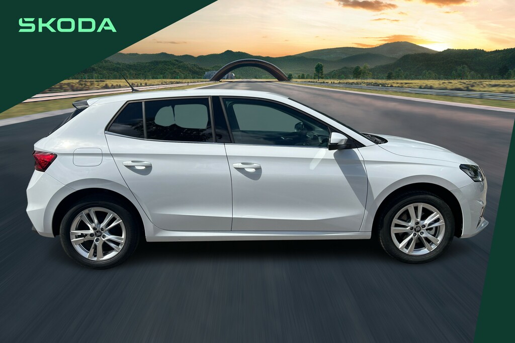 Skoda Fabia 1.0 Tsi 116 Se L Edition White #4