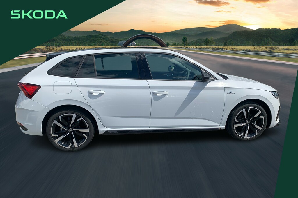 Skoda Scala 1.5 Tsi Monte Carlo Edition Dsg White #4