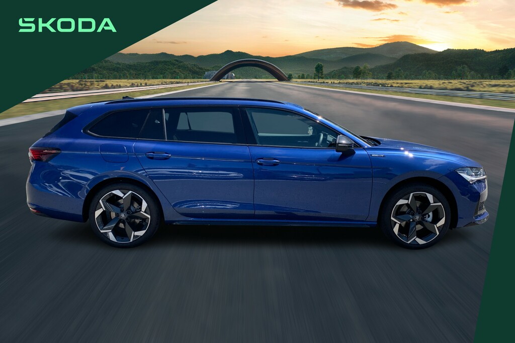 Skoda Superb 1.5 Tsi E-tec Sportline Dsg Blue #4