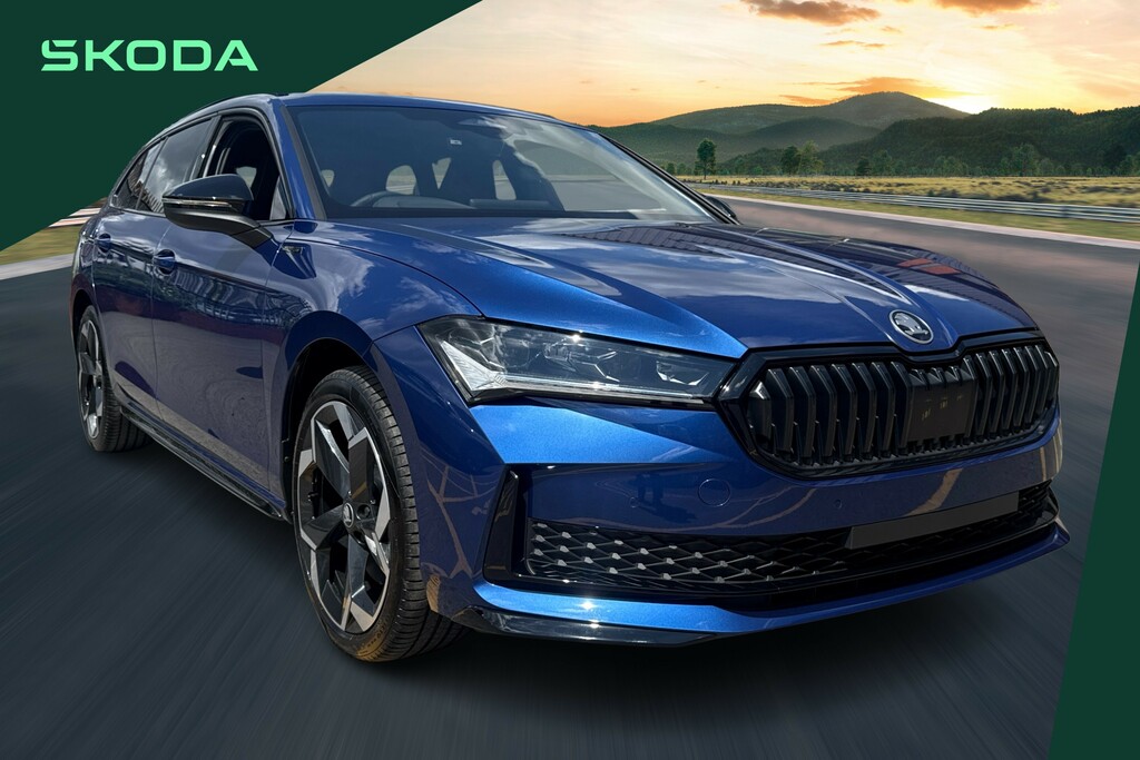 Skoda Superb 2.0 Tdi Sportline Dsg Blue