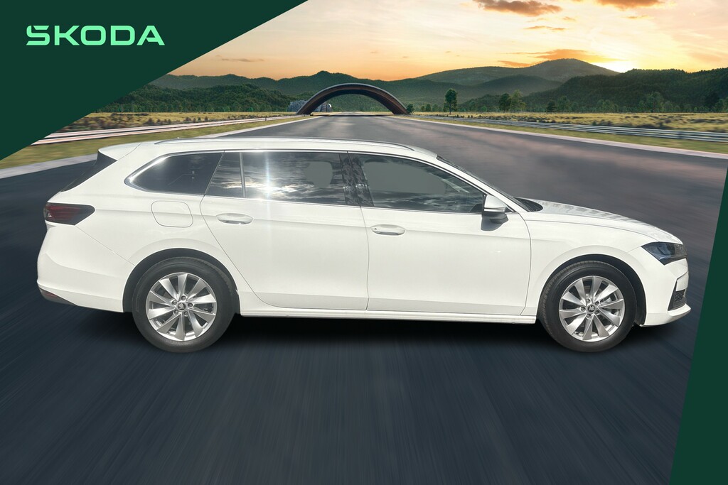 Skoda Superb 2.0 Tdi Se Technology Dsg White #4