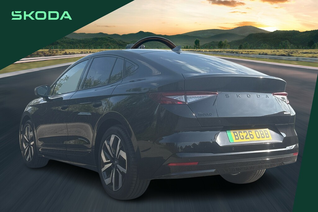 Skoda ENYAQ 210Kw 85X Sportline 82Kwh 4X4 BG26OBB Black #3