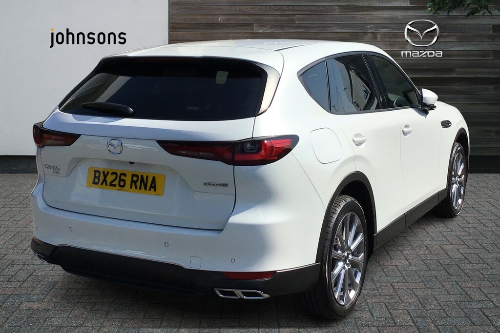 Mazda CX-60 2.5 Phev Exclusive-line White #5