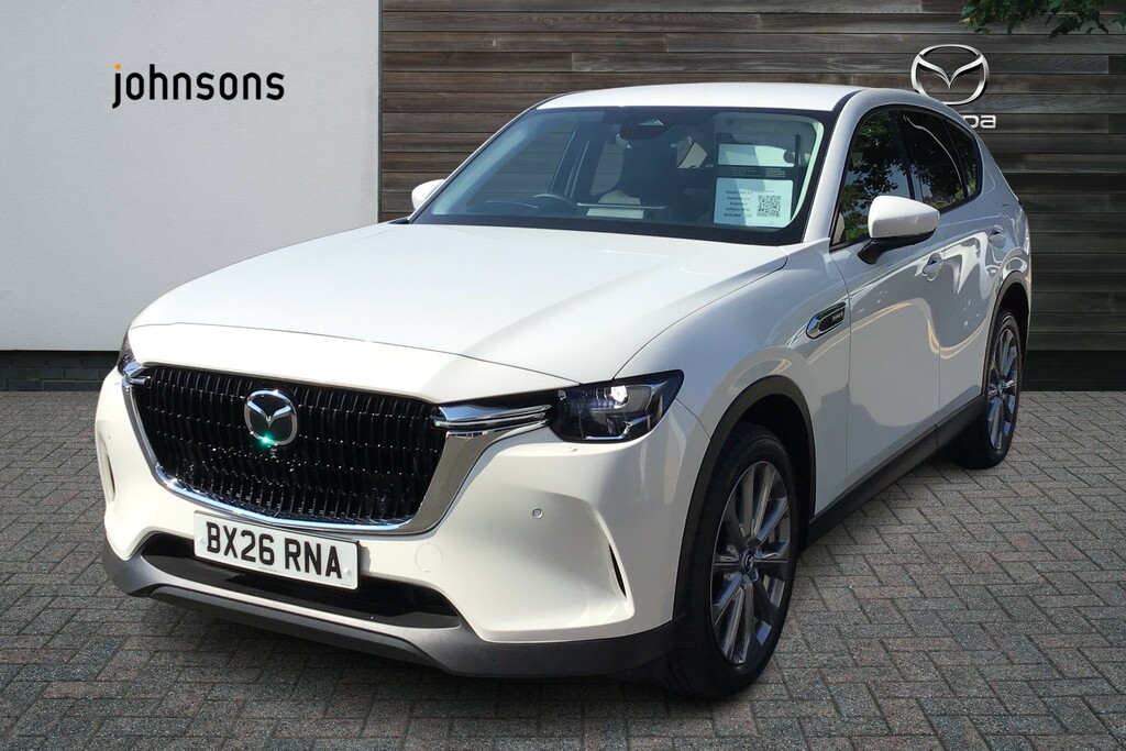 Mazda CX-60 2.5 Phev Exclusive-line White #4