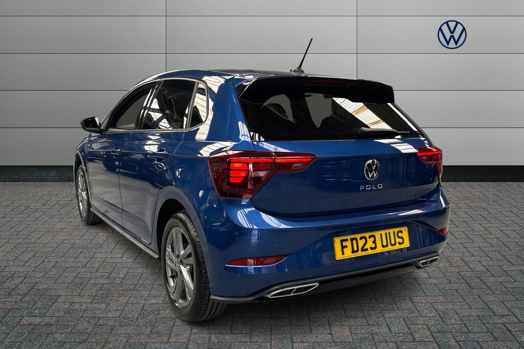 Volkswagen Polo 1.0 Tsi R-line FD23UUS Blue #3