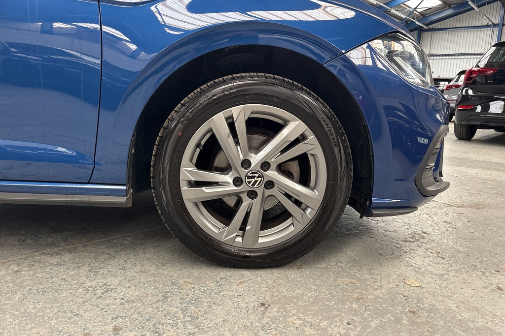 Volkswagen Polo 1.0 Tsi R-line FD23UUS Blue #5