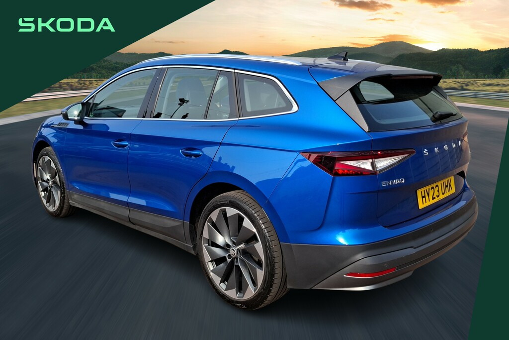 Skoda ENYAQ 150Kw 80 Ecosuite 82Kwh 125Kw HY23UHK Blue #3