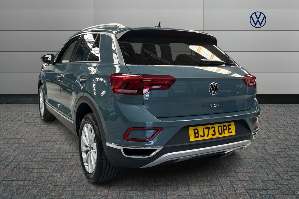 Volkswagen T-Roc 1.5 Tsi Style BJ73OPE Blue #3