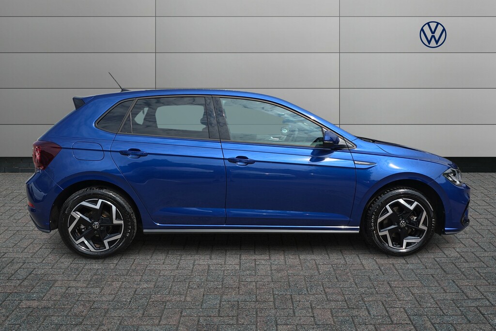 Volkswagen Polo 1.0 Tsi 115 R-line Dsg DK75YPW Blue #4