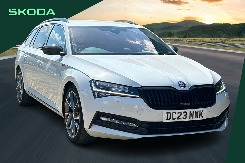 Skoda Superb 2.0 Tdi Cr 200 Sport Line Plus Dsg White