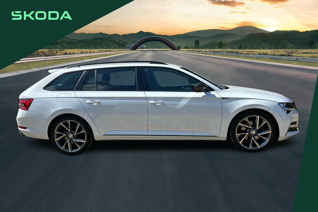 Skoda Superb 2.0 Tdi Cr 200 Sport Line Plus Dsg White #4