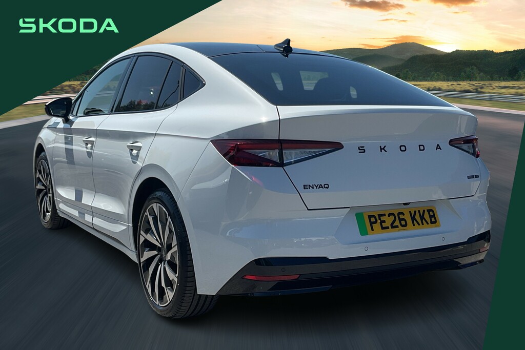 Skoda ENYAQ 210Kw 85X Sportline 82Kwh 4X4 PE26KKB White #3