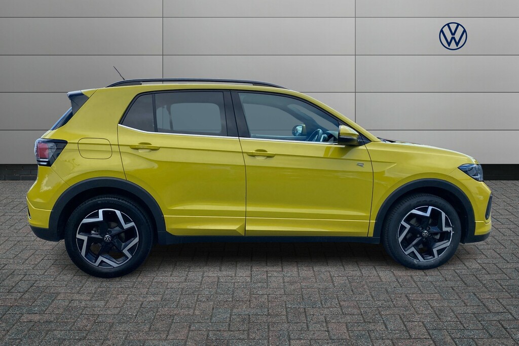 Volkswagen T-Cross 1.5 Tsi R-line Dsg DP74UCB Yellow #4