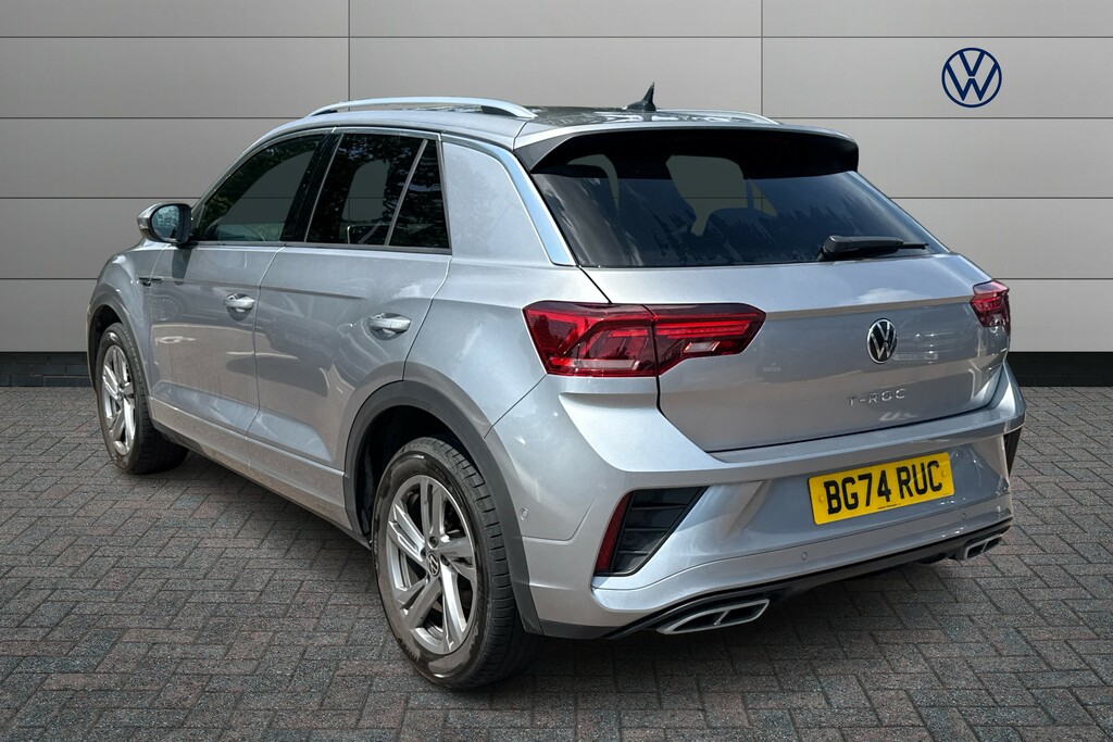 Volkswagen T-Roc 1.5 Tsi R-line Dsg BG74RUC Silver #3