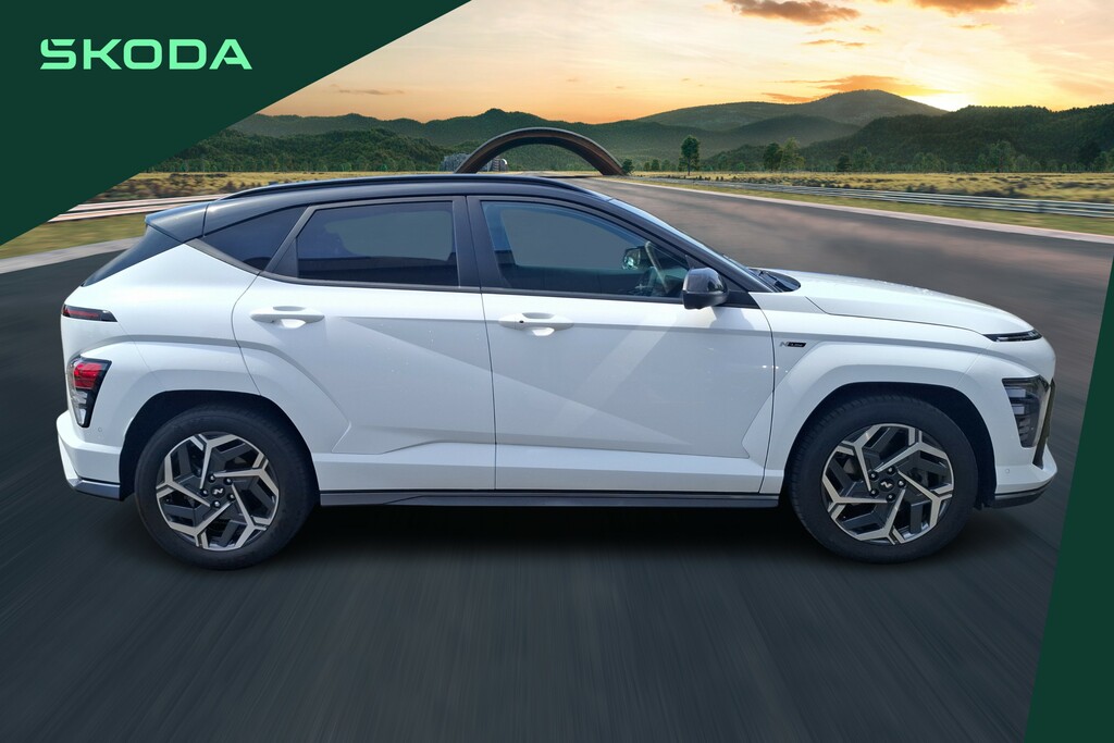 Hyundai Kona 1.6 Gdi Hybrid N Line S Dct White #4