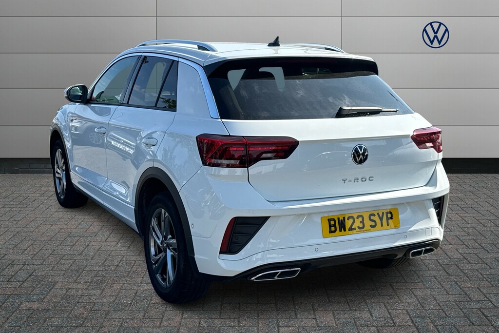 Volkswagen T-Roc 1.5 Tsi R-line BW23SYP White #3