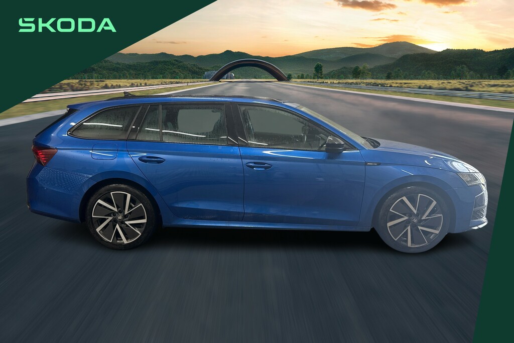 Skoda Octavia 1.5 Tsi 150 E-tec Sportline Dsg BN26DYJ Blue #4